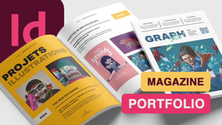 Tuto créer un magazine portfolio graphique avec Adobe Indesign